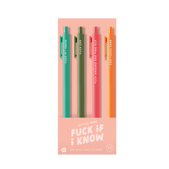Jotter Sets - 4 Pack - I Wet My Plants