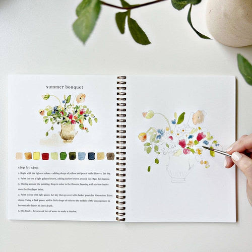 Watercolor Workbook - Bouquets