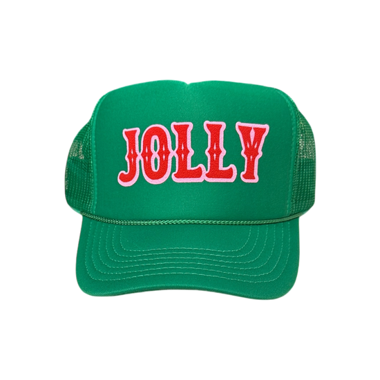 Holiday JOLLY Trucker Hat - Green