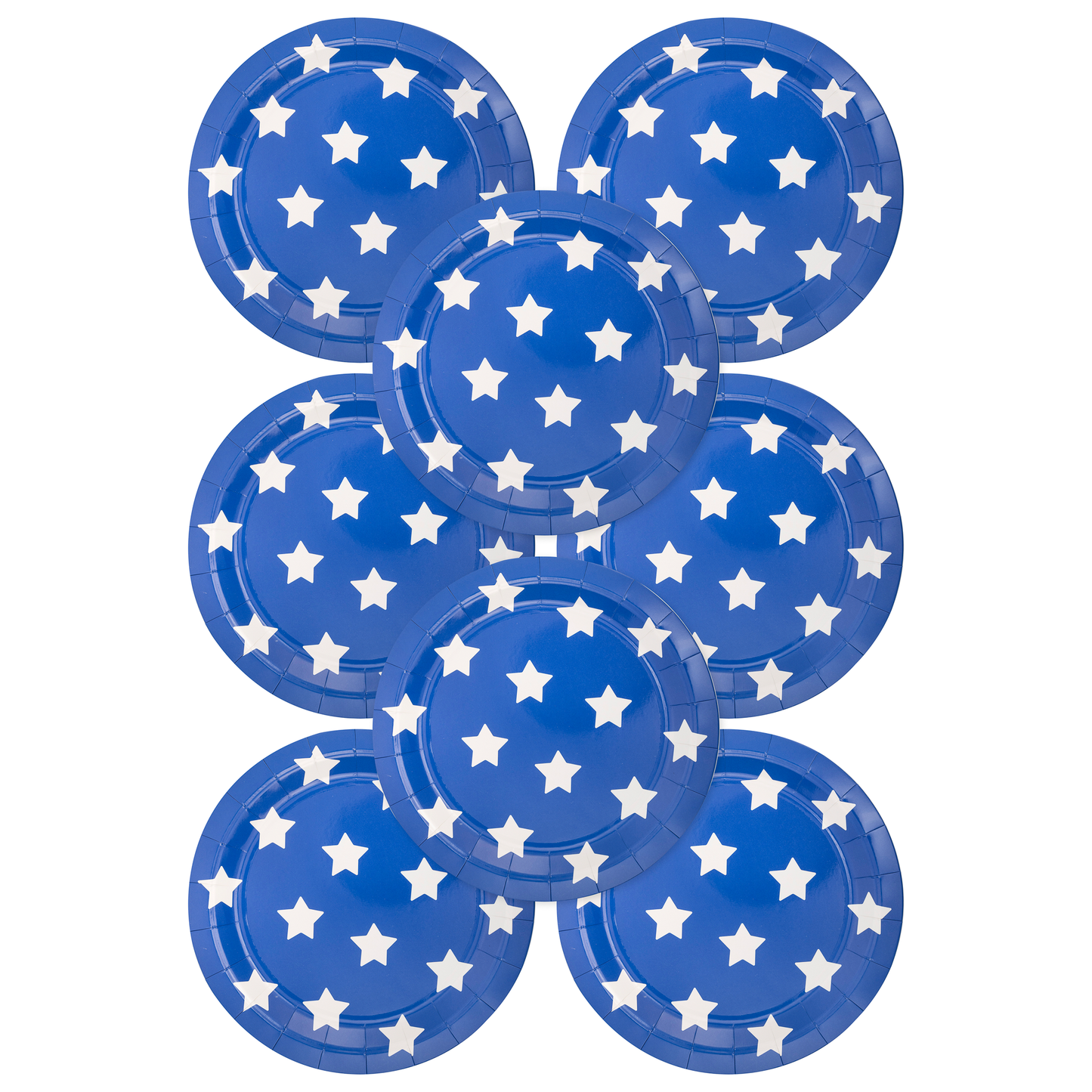 Blue Stars Paper Plates - 8 ct.