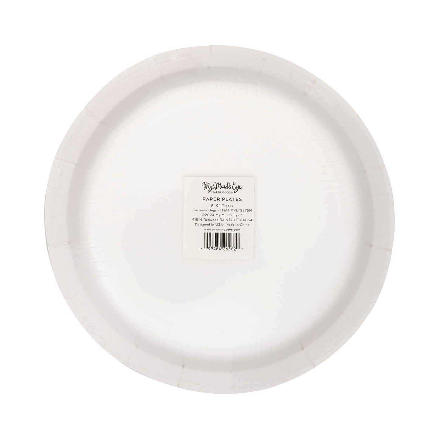 Costume Dogs Round Plates