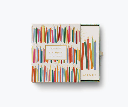 Birthday Candles Keepsake Card Set
