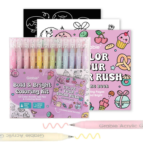 Bold & Bright Coloring Kit - Sugar Rush Color