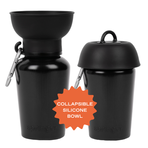 Dog Travel Water Bottle - 20oz Flip