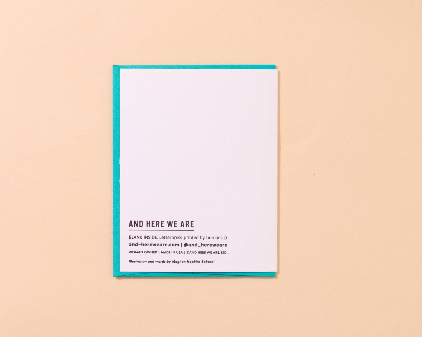 New Home, Perfect Fit Letterpress Card