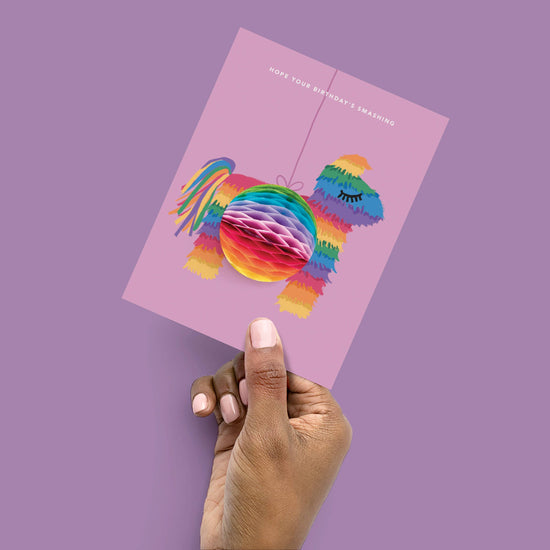 Piñata Pop-up Birthday Card