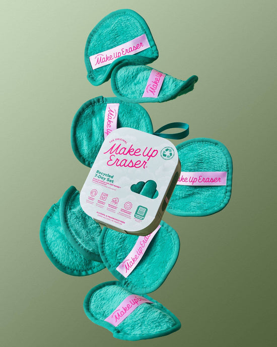 MakeUp Eraser 7-Day Set - Green