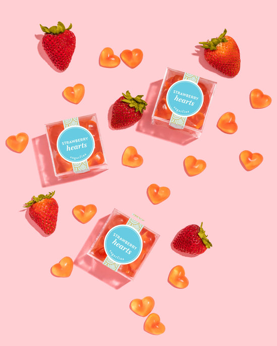 Strawberry Hearts Candy