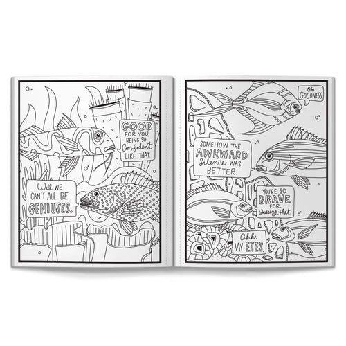 Judgy Fish Coloring Book