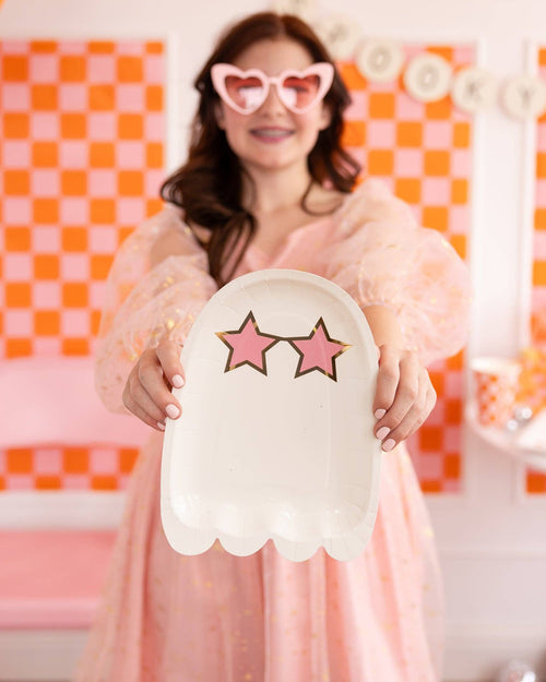 Starry Eye Ghost Plates - 8 Ct.
