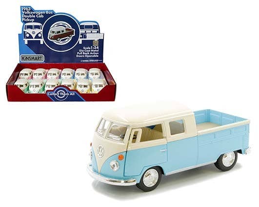 1963 Volkswagen Classical Bus Double Cab Pickup Truck: Assorted