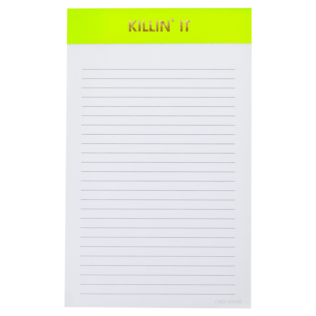 Killin' It Notepad