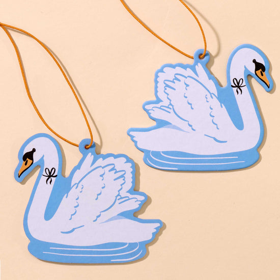 Swan Car Air Freshener - Blueberry Scent