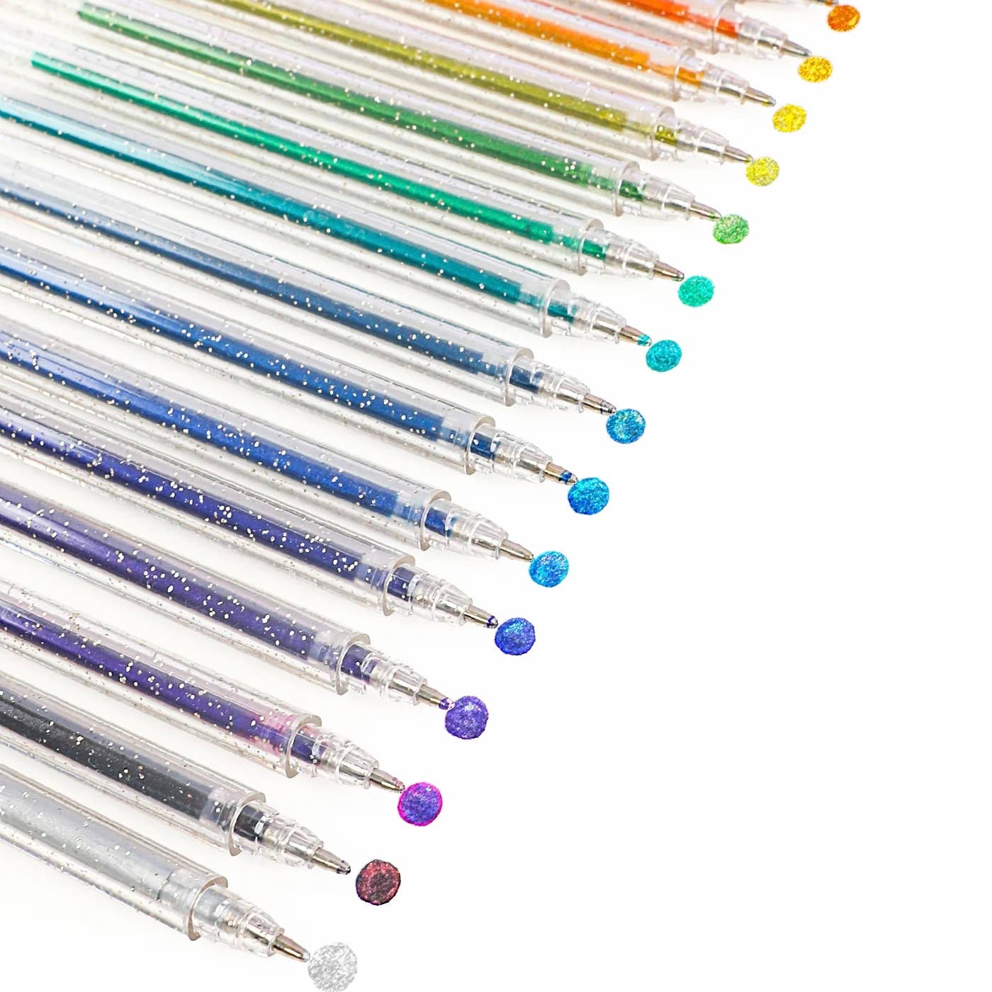Iridescent Glitter Gel Pen Set of 18