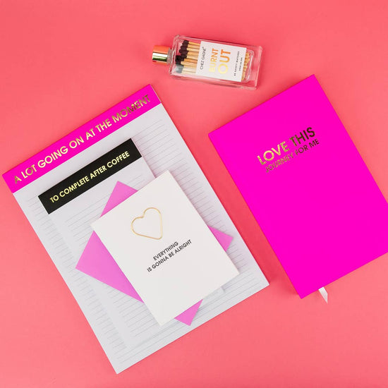 To Complete After Coffee - Lined Notepad - Perforated Sheets - Black