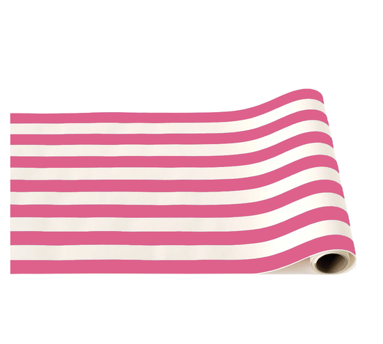 Haute Pink Signature Stripe Table Runner
