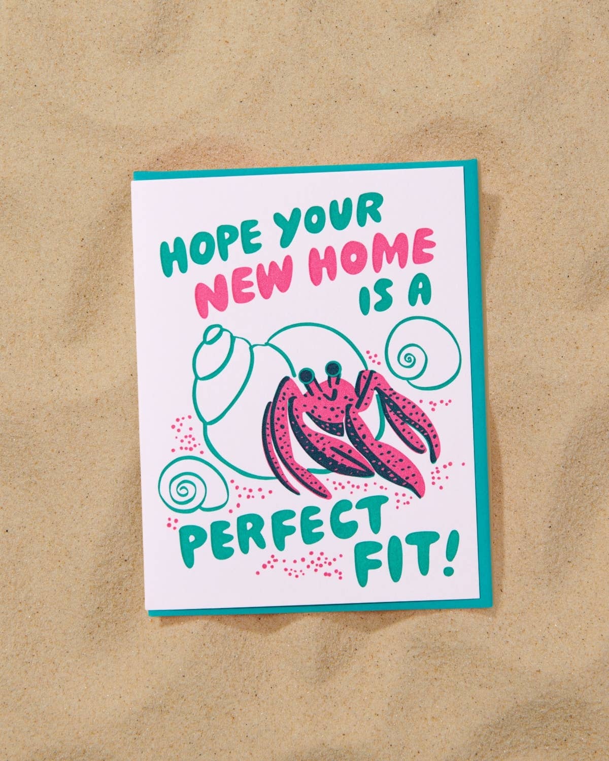 New Home, Perfect Fit Letterpress Card