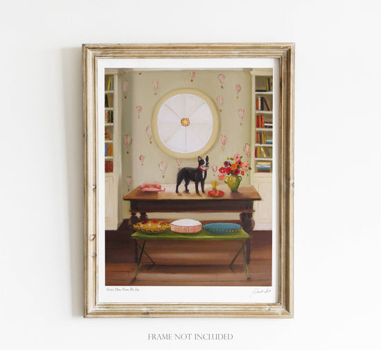 Coco's View From The Top Art Print - 8.5" X 11"