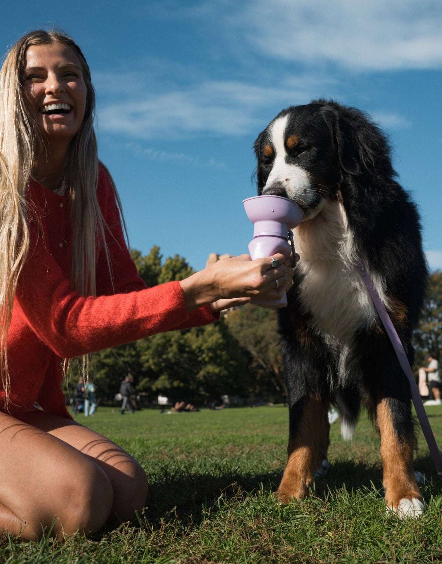 Dog Travel Water Bottle - 20oz Flip