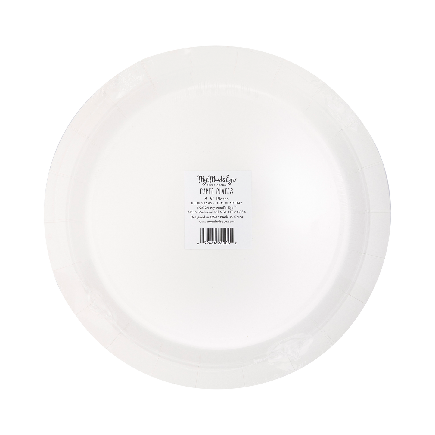 Blue Stars Paper Plates - 8 ct.