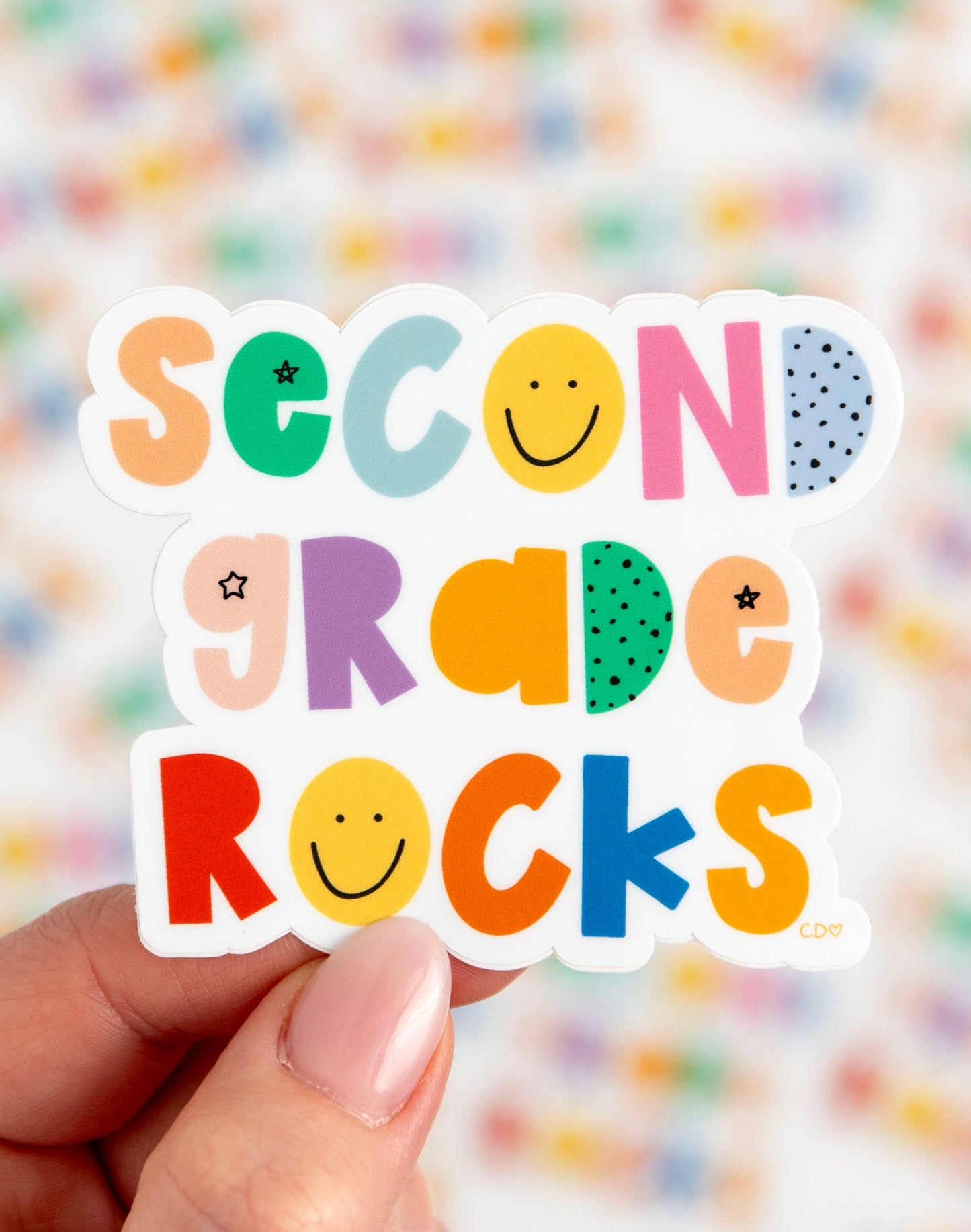 Second Grade Rocks Sticker