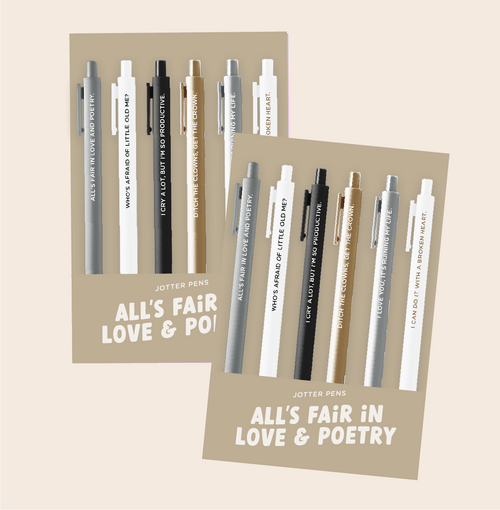 Taylor's Version Jotter Sets - All's Fair in Love and Poetry (TTPD)