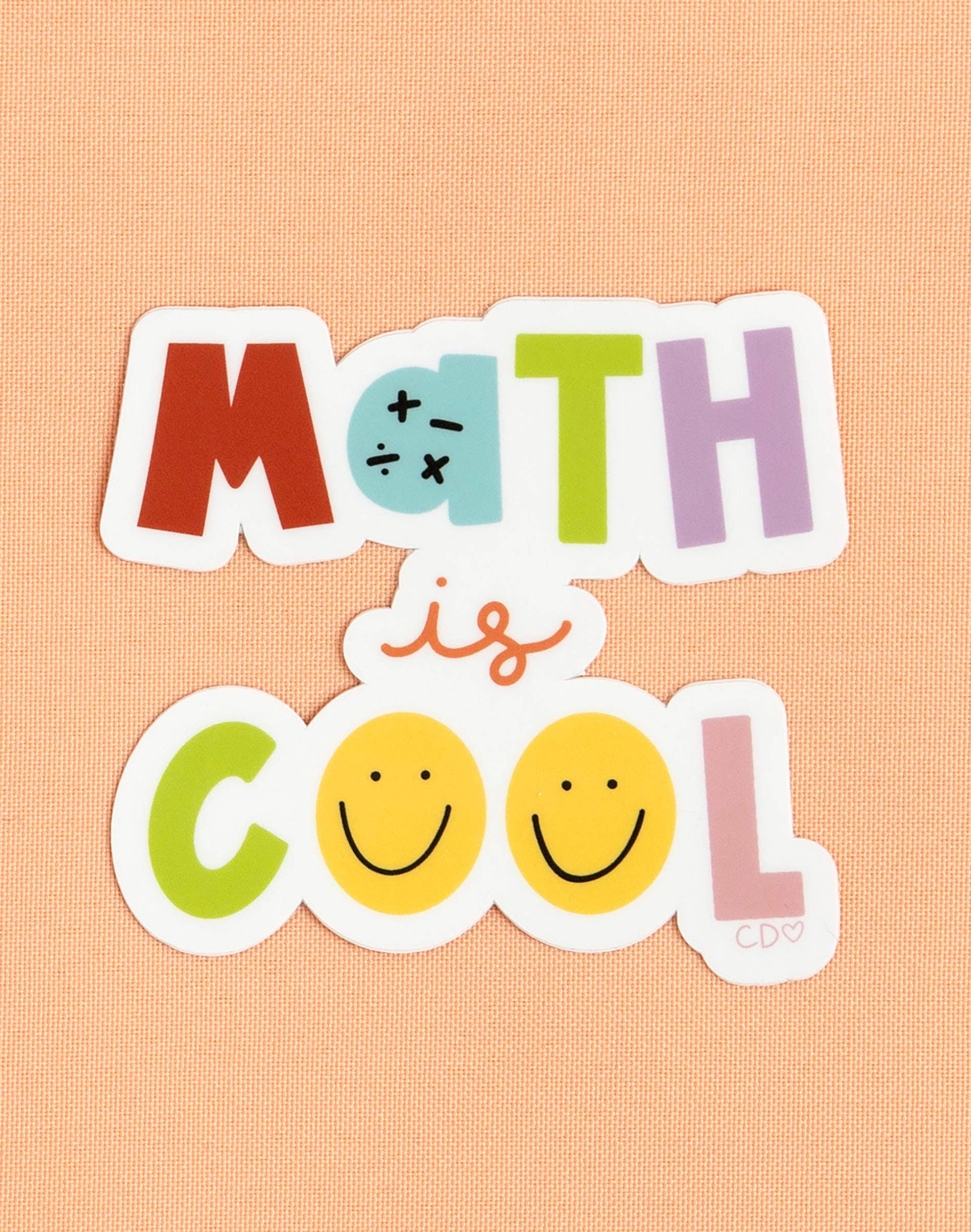 Math Is Cool Decal Sticker