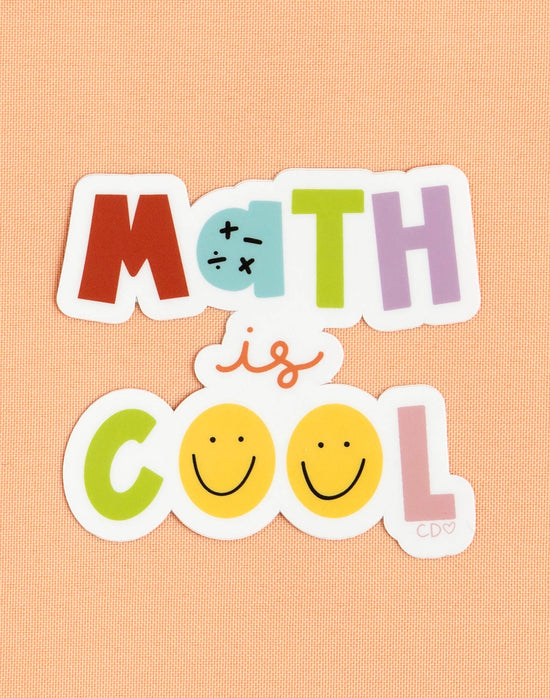 Math Is Cool Decal Sticker