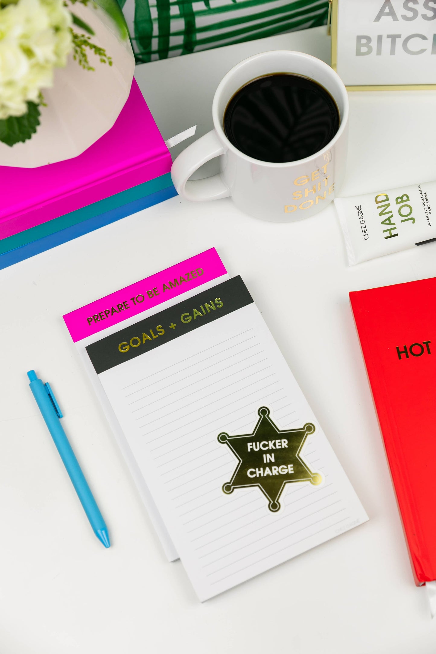 Prepare to Be Amazed - Lined Notepad - Bright Purple Magenta