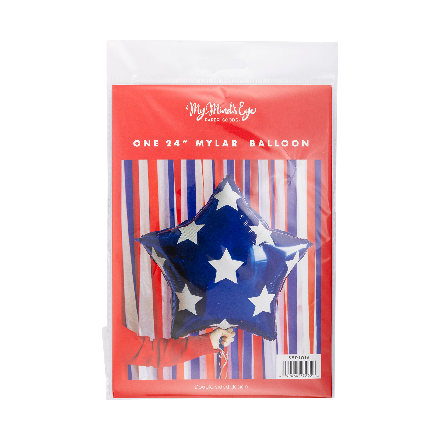 Blue Star Shaped Foil Balloon