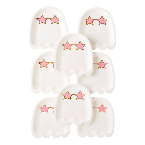 Starry Eye Ghost Plates - 8 Ct.