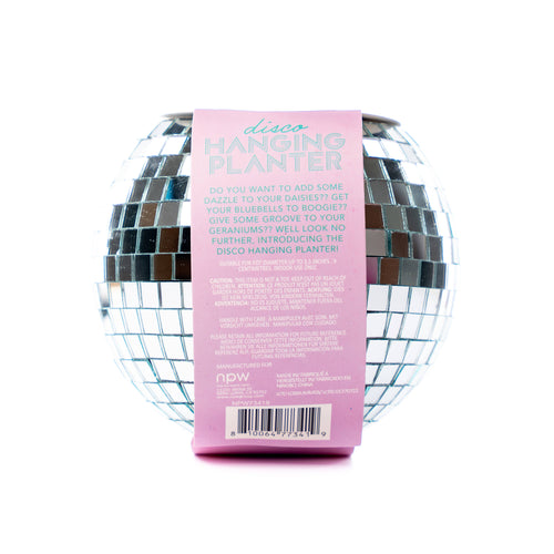 Disco Hanging Planter - Large 6"