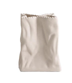 Ceramic Paper Bag Vase