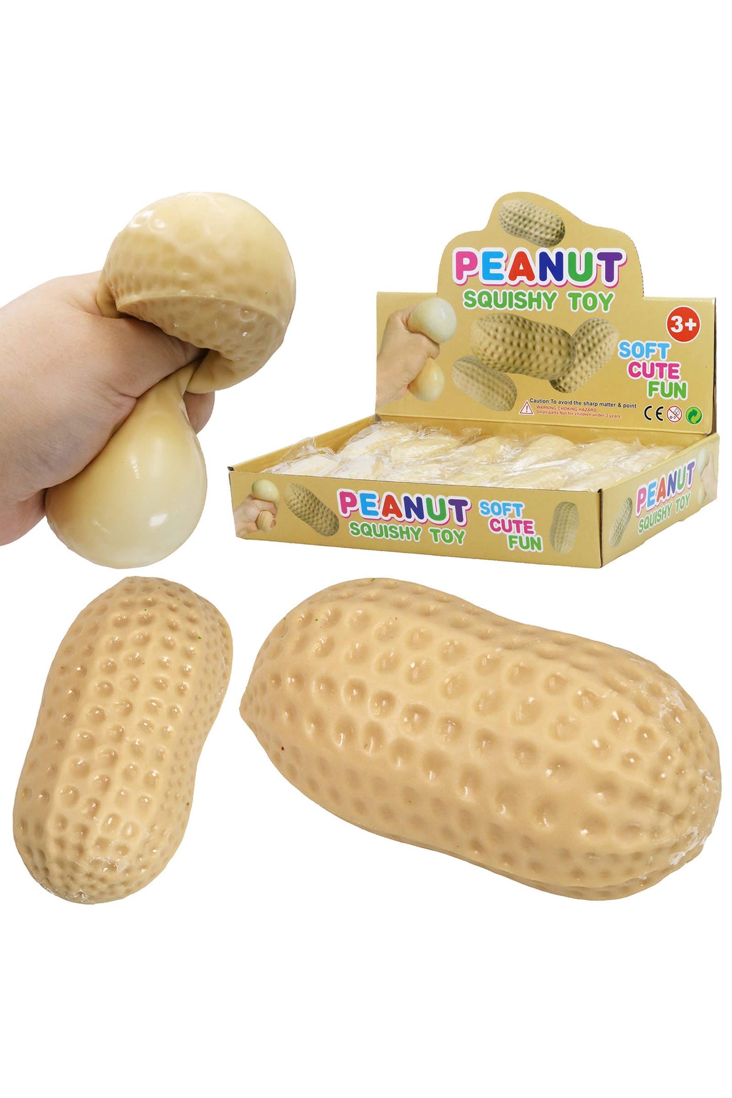 Peanut Fluffy Squish Toy