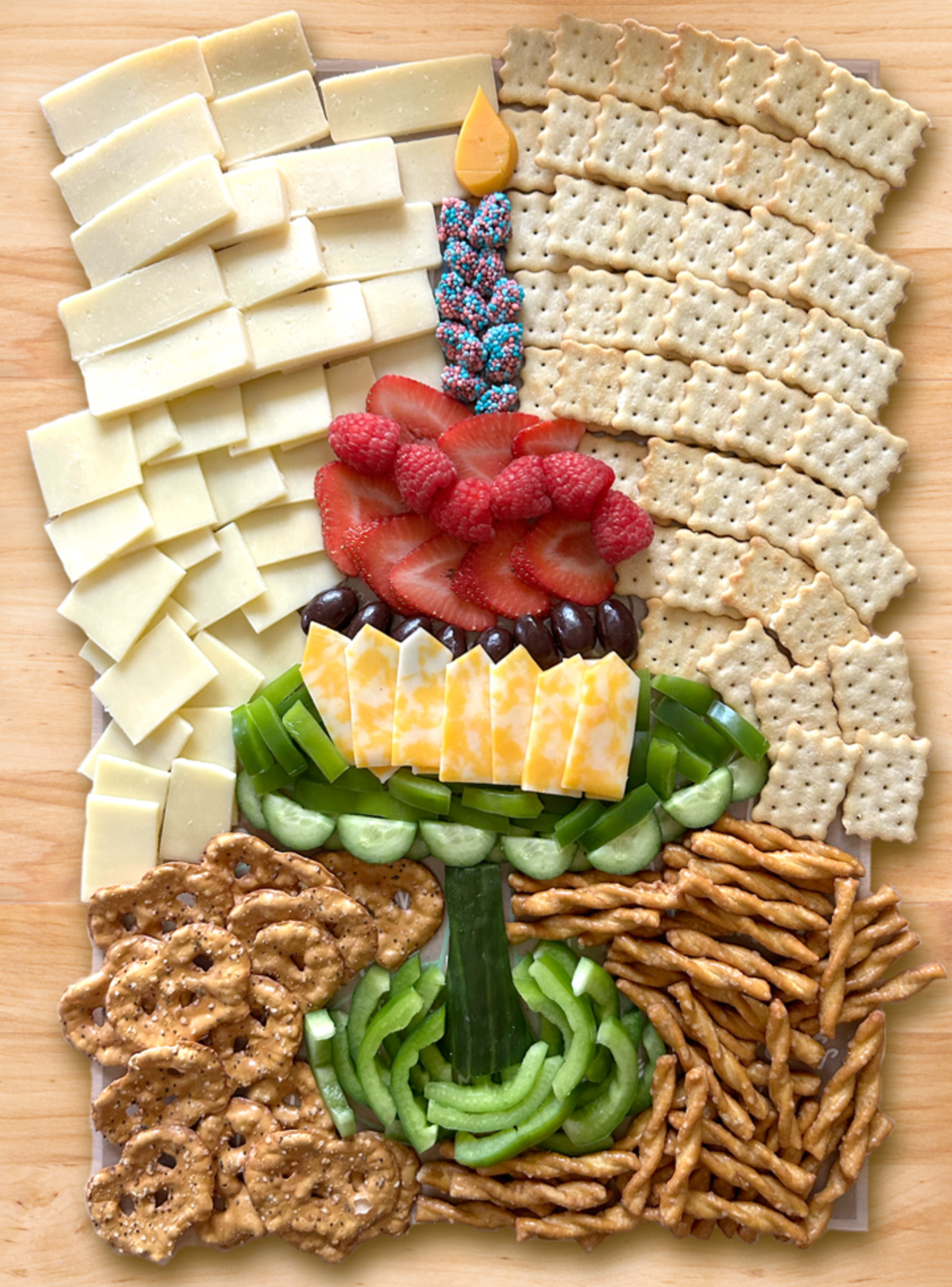 Charcuterie Cheat Sheet - Birthday Cupcake