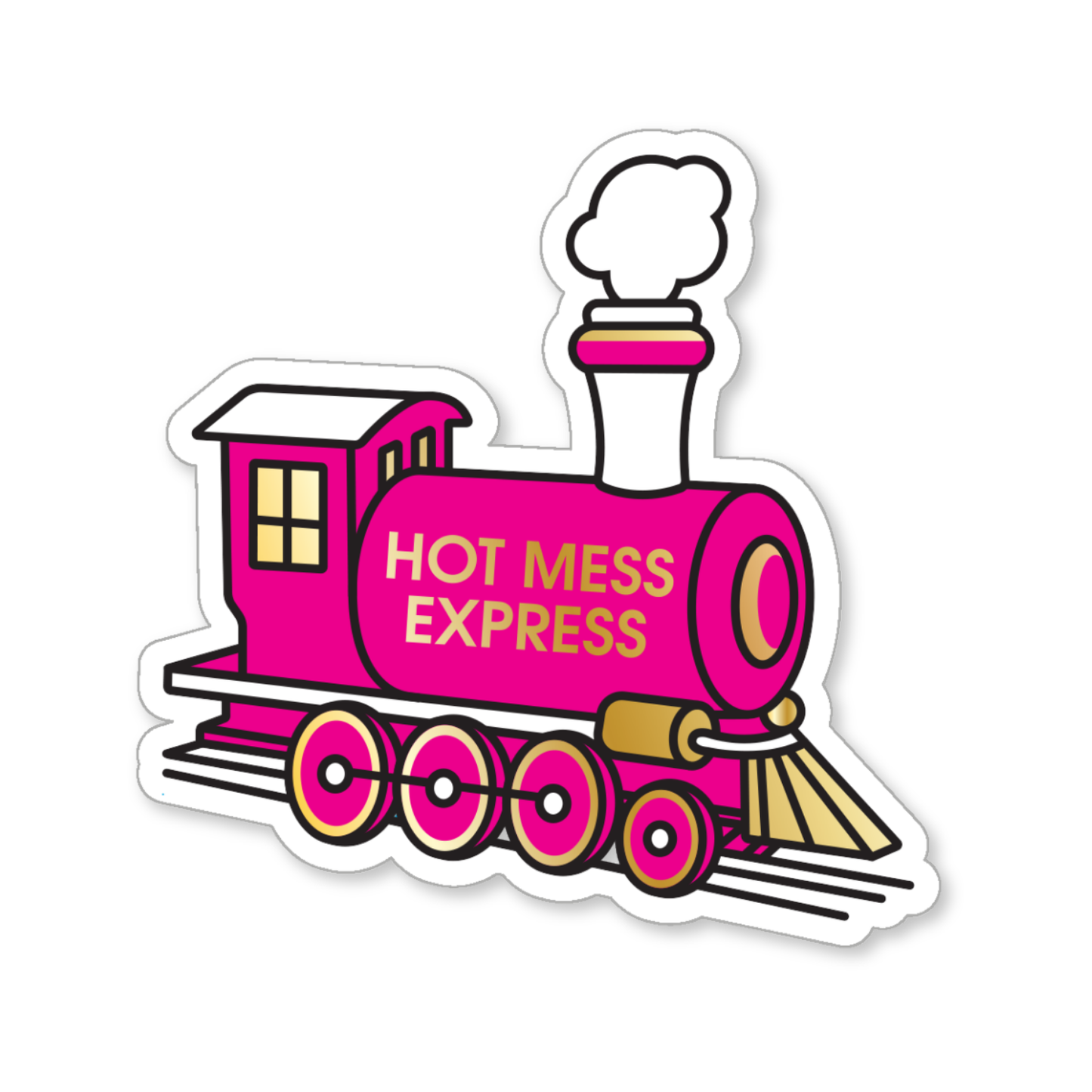 Hot Mess Express Vinyl Sticker