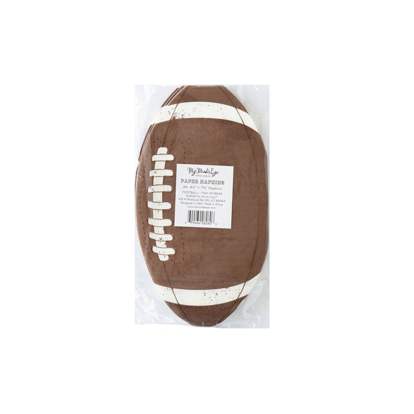 Football Shaped Disposable Napkins