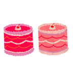You're The Cherry On Top Cake-Shaped Large Napkins