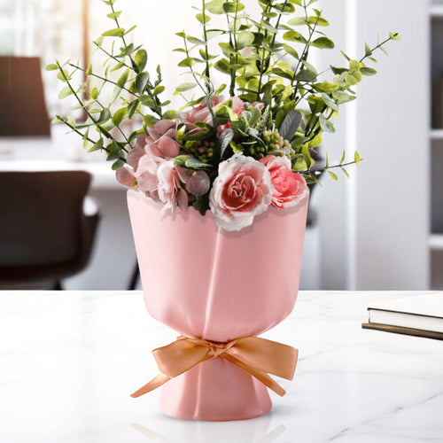 Bouquet Ceramic Vase - Pink