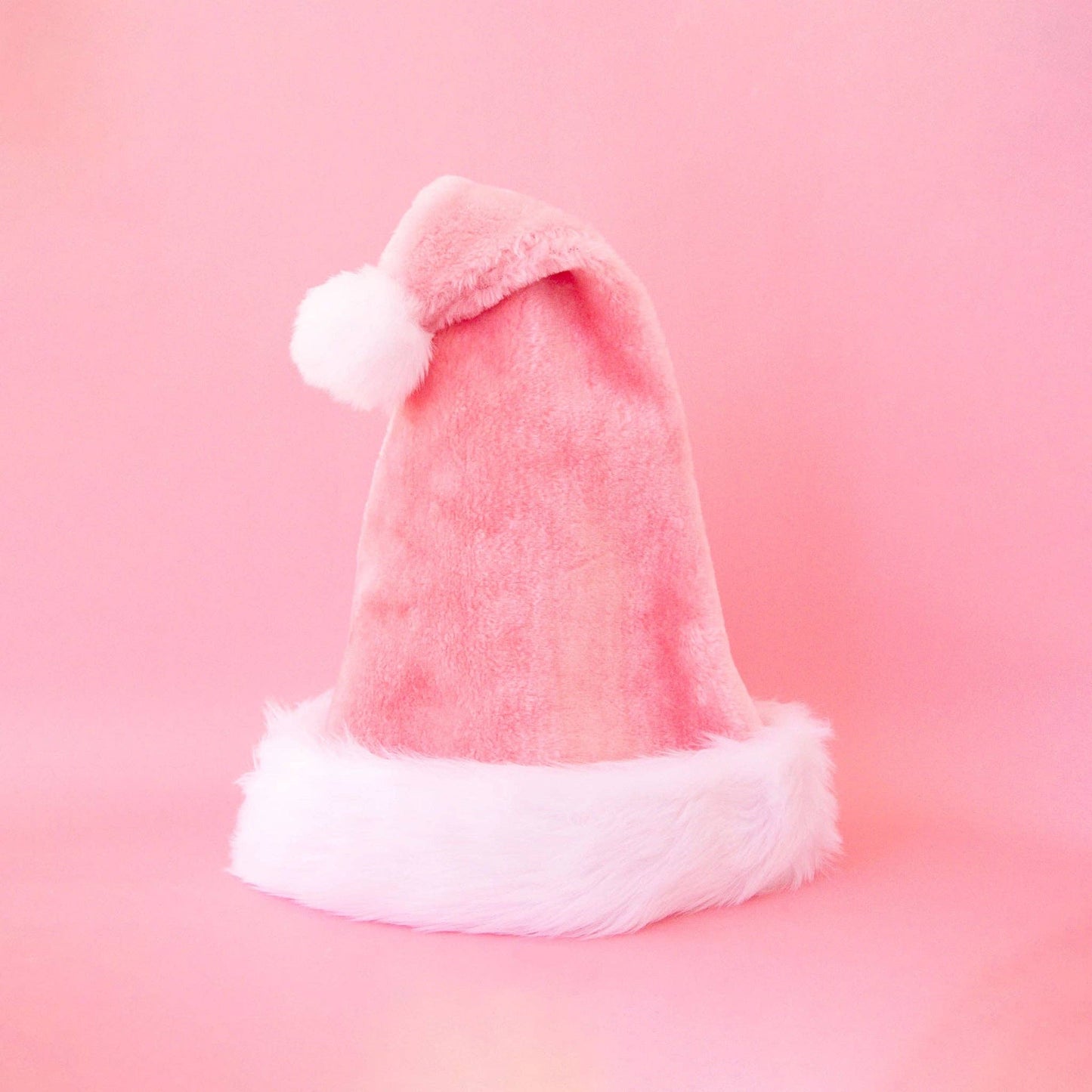 Luxe Christmas Santa Hat - Light Pink