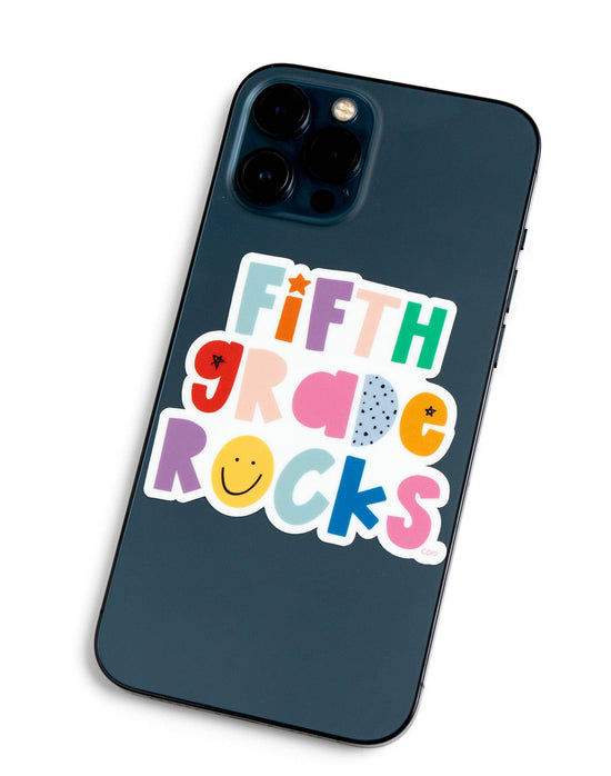 Fifth Grade Rocks Sticker