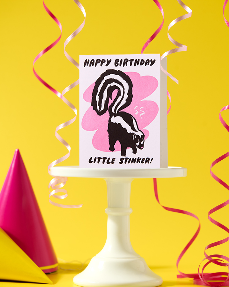 Little Stinker Birthday Card