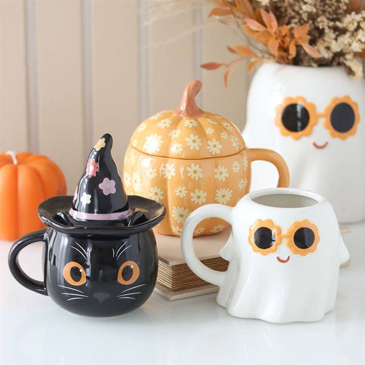 Groovy Ghost Halloween Mug