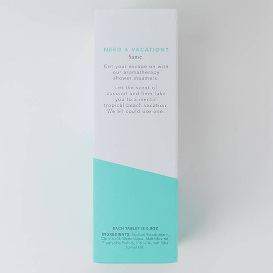 I Need a Vacation Shower Steamers - Coconut Lime