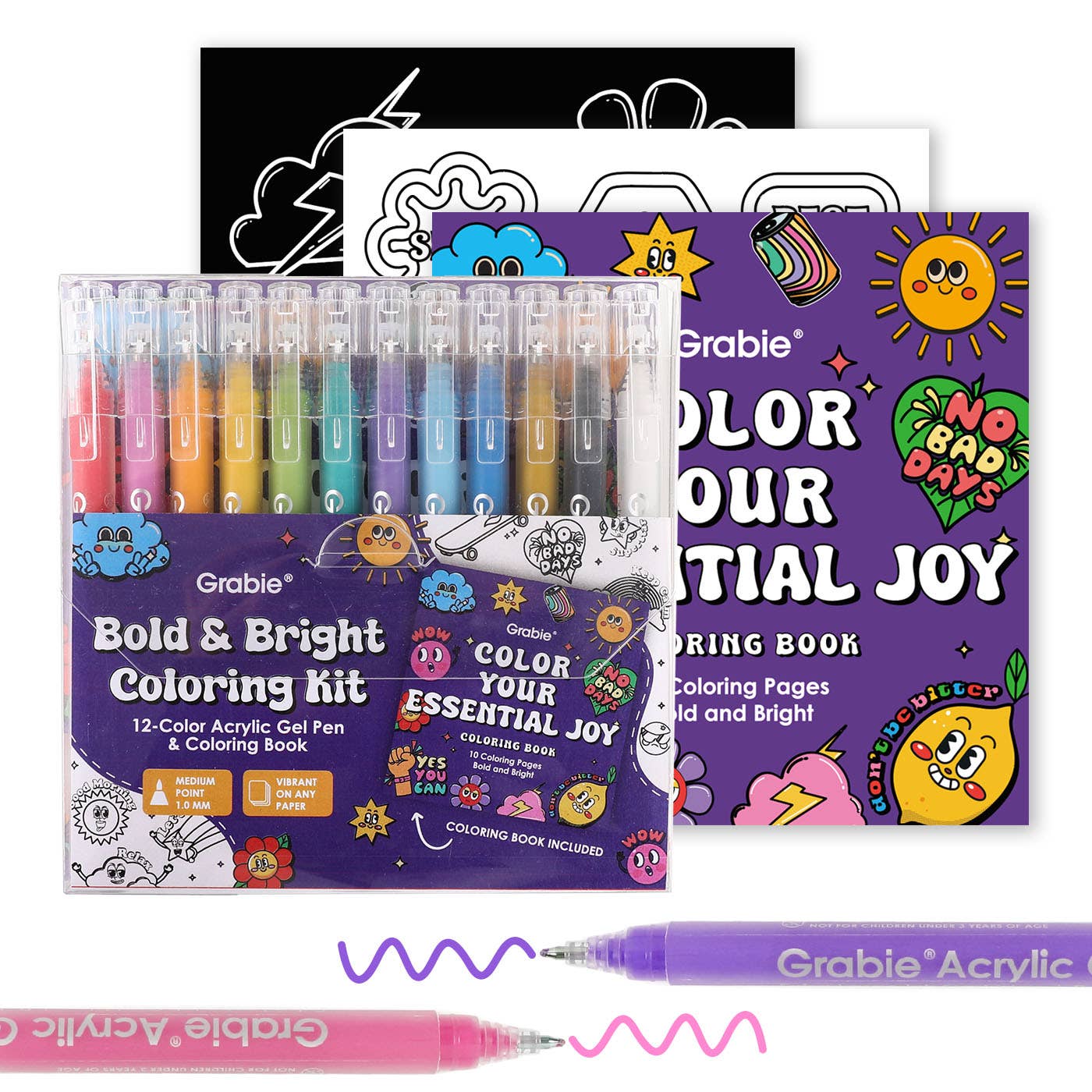 Bold & Bright Coloring Kit - Essential Color