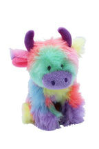 Small Rainbow Highland Cow