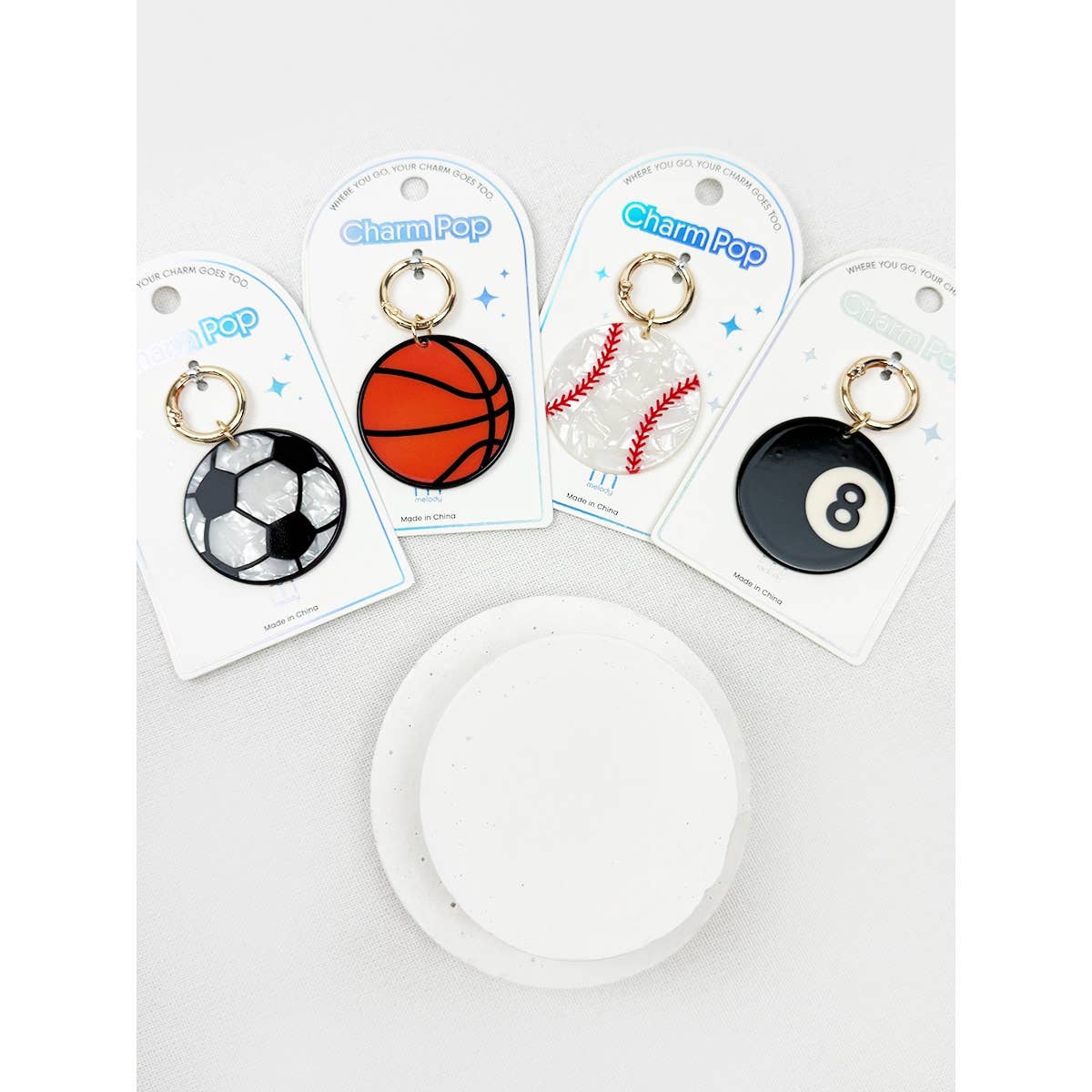 Sports Key Charm - Assorted