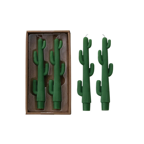 Cactus Shaped Taper Candles