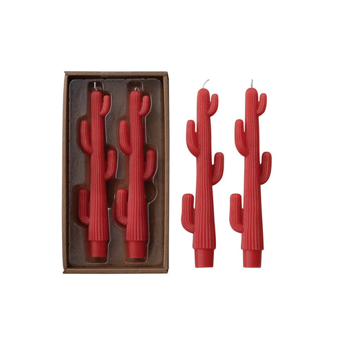 Cactus Shaped Taper Candles