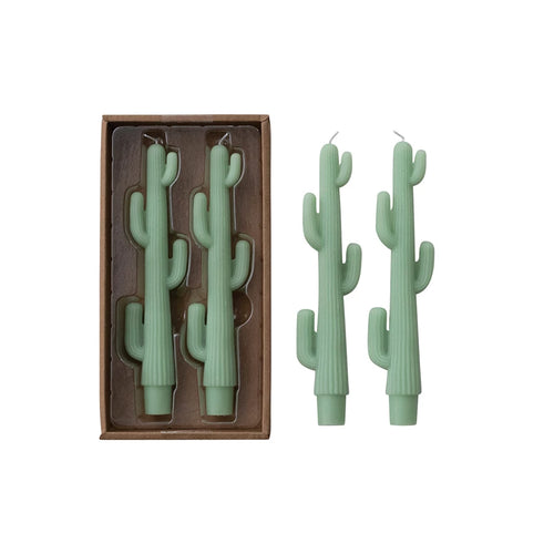 Cactus Shaped Taper Candles
